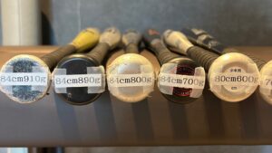 打撃リハビリにおけるバット選択と強度管理 ― 当院の取り組み