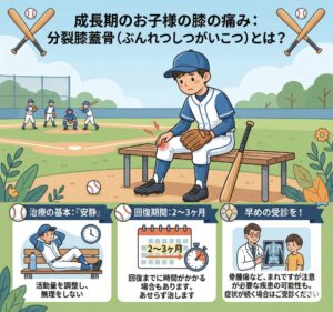 成長期の膝の痛み ― 分裂膝蓋骨とは